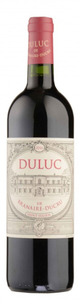 Duluc de Branaire Ducru (2eme vin Branaire Ducru) 2018